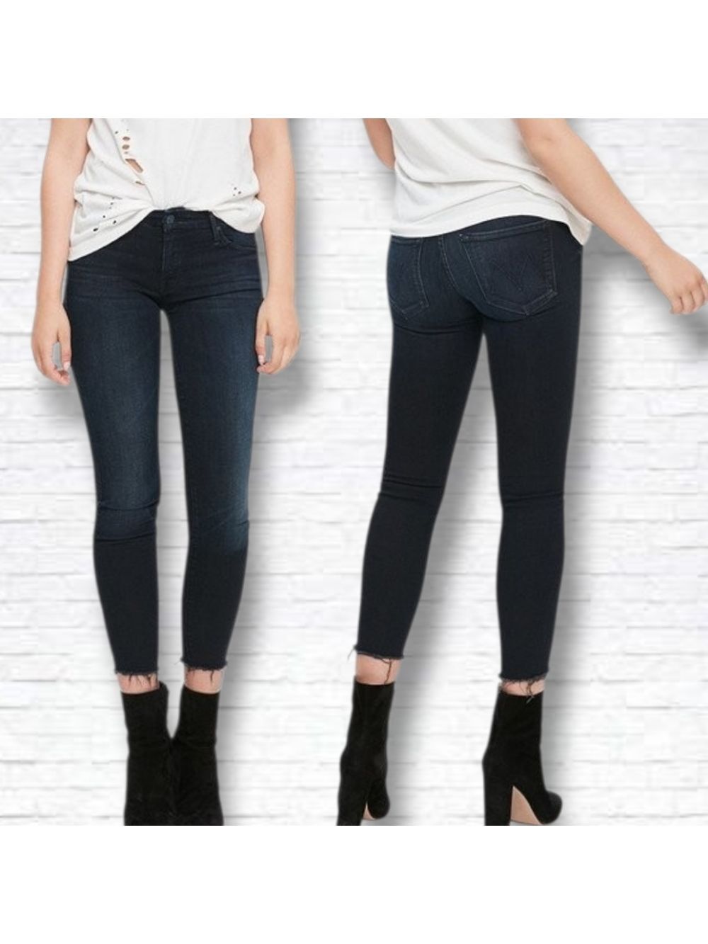 MOTHER The Looker Ankle Fray In Hey, Good-Lookin' Size 29
